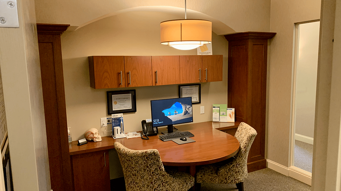 Consultation room interior
