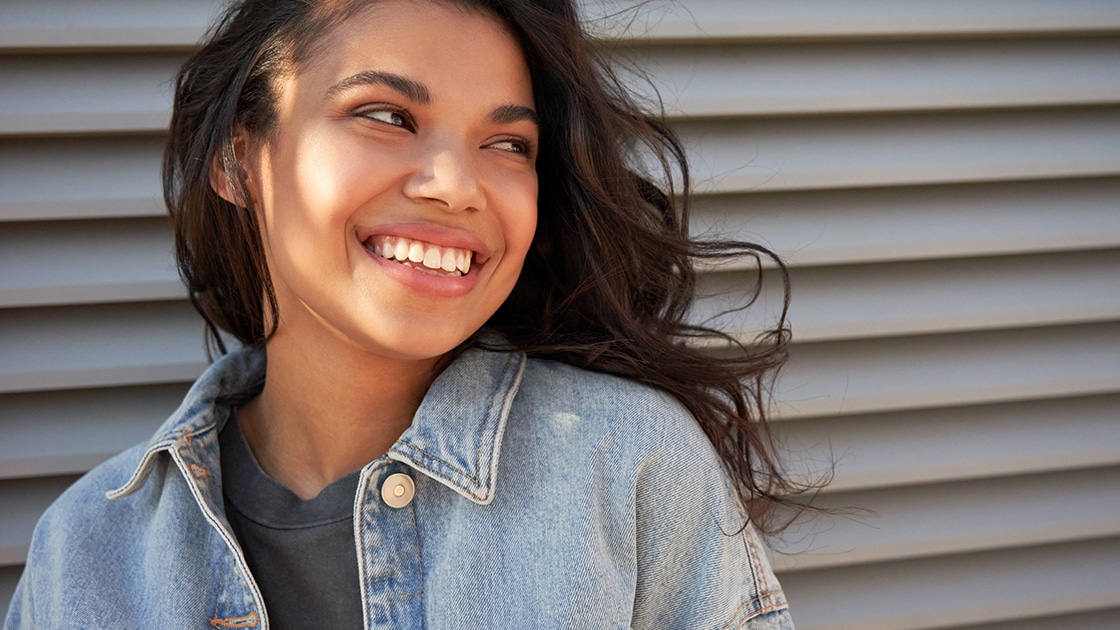 woman smiling General Dentistry